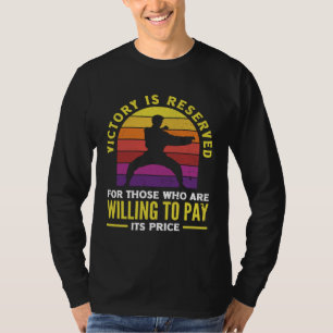 Camiseta La victoria está reservada Aikido Karate Jiu Jitsu