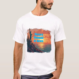 Camiseta La victoria floreció al amanecer