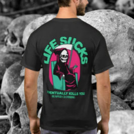 Camiseta La vida apesta por Reaper Clothing