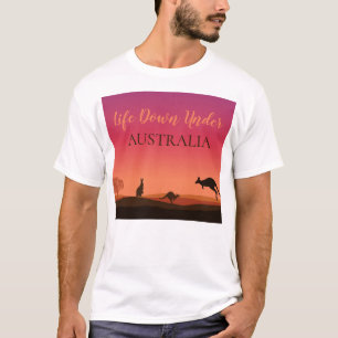 Camiseta La vida bajo el canguro Australia T-Shirt Tee