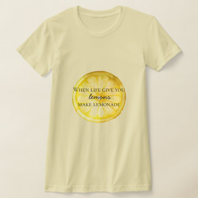 Camiseta La Vida Blanca Te Da Una Cita De Lemons (Distribución)
