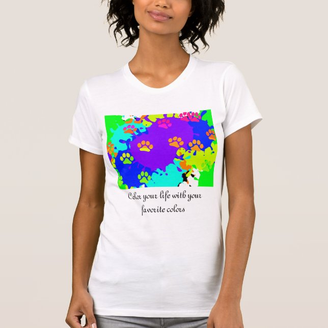 CAMISETA LA VIDA COLOR (Anverso)
