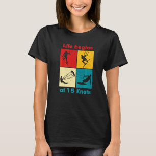 Camiseta La vida comienza a 15 nudos Lifestyle Vintage