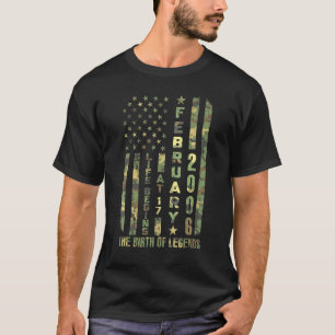 Camiseta La Vida Comienza A Los 17 Nacidos En Febrero De 20