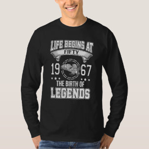 Camiseta La Vida Comienza A Los Cincuenta Años De 1967 El N