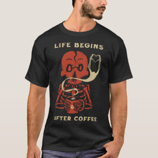 Camiseta La vida comienza después del café