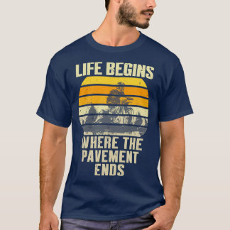 Camiseta La Vida Comienza Donde Termina El Pavement