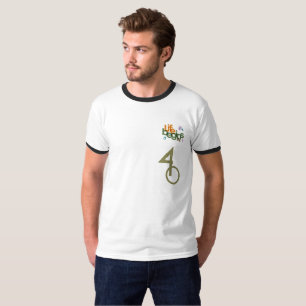Camiseta La Vida Comienza En (Personalizar) Ringer mascul