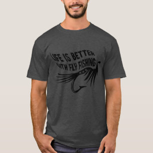Camiseta La vida de afición a la naturaleza de los pescador
