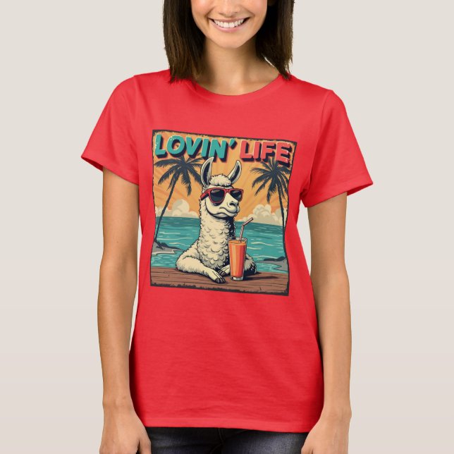 Camiseta La vida de amor - Positiva y ascendente (Anverso)