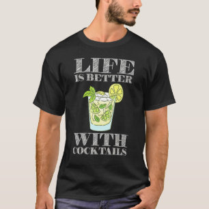 Camiseta La Vida De Barman Es Mejor Con Cócteles Verano 1