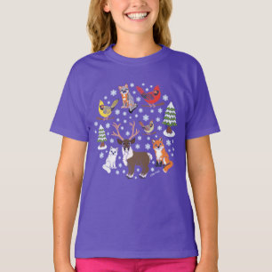 Camiseta La vida de invierno coloreada
