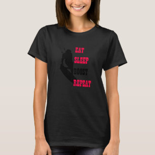 Camiseta La vida de kitesurfista Comer El Sueño Aumenta Rep