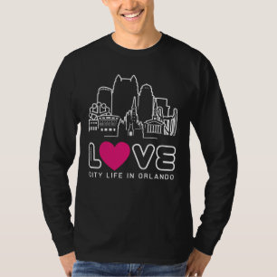 Camiseta La Vida De La Ciudad Del Amor En Orlando