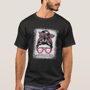 Camiseta La Vida De La Familia Se Bleached S Pink Leopard M