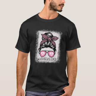 Camiseta La Vida De La Familia Se Bleached S Pink Leopard M