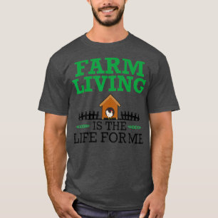 Camiseta La vida de la granja agrícola de agricultores de p