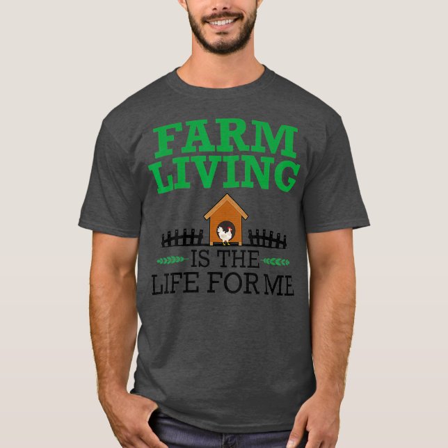 Camiseta La vida de la granja agrícola de agricultores de p (Anverso)