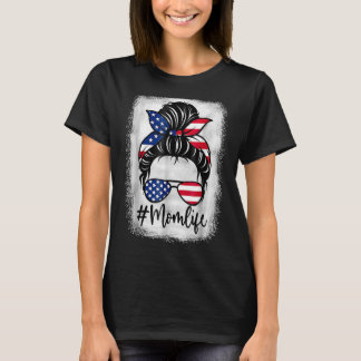 Camiseta La vida de la madre de la bandera de Estados Unido