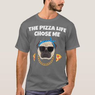 Camiseta La Vida De La Pizza Me Eligió Comida Divertida Com