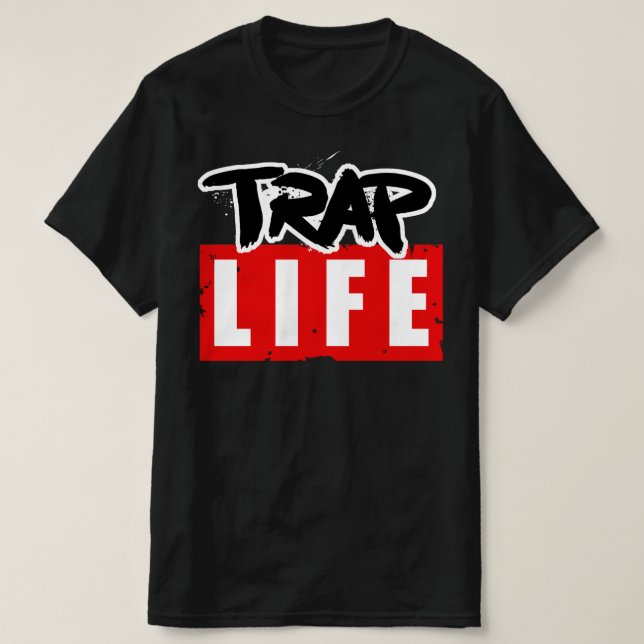 Camiseta La vida de la trampa (Diseño del anverso)