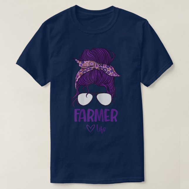 Camiseta La vida de las agricultoras (Diseño del anverso)