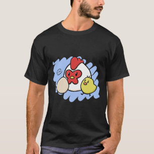 Camiseta La vida de las gallinas