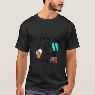 Camiseta La Vida De Las Mujeres Es Mejor En Flip Flops Con 