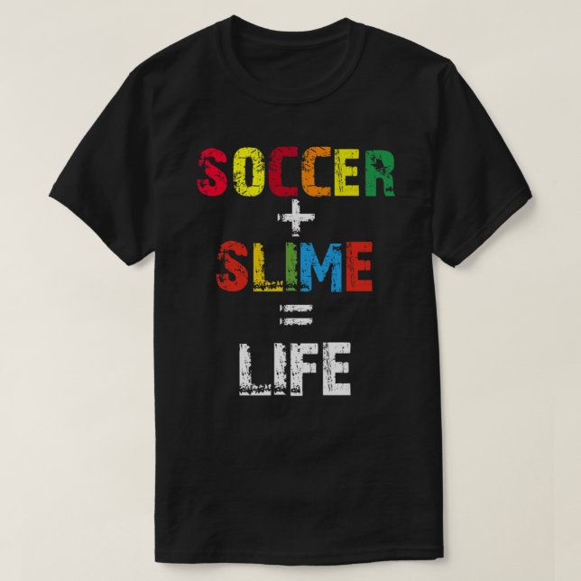 Camiseta La vida de las solapas de fútbol, el desliz de los (Diseño del anverso)