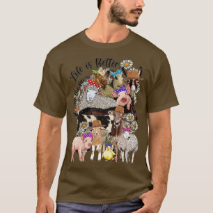 Camiseta La Vida De Los Animales Occidentales Es Mejor En L