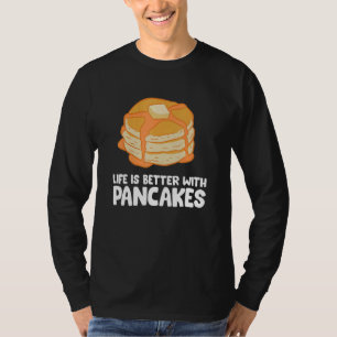 Camiseta La vida de los crepes es mejor con los crepes