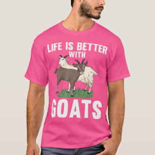 Camiseta La Vida De Los Ganaderos Es Mejor Con Las Cabras