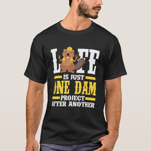 Camiseta La vida de los hombres es sólo un proyecto de repr (Anverso)