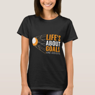 Camiseta La vida de los objetivos de Lacrosse para los Chic