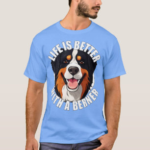 Camiseta La vida de los perros de montaña en Berna es mejor