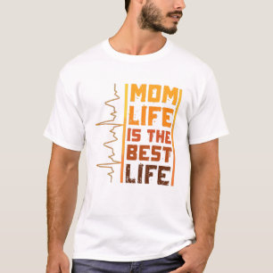 Camiseta La vida de mamá es el mejor té del día de la madre