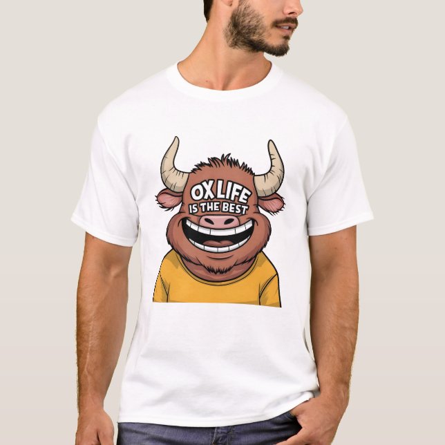 Camiseta La Vida De Ox Es La Mejor (Anverso)