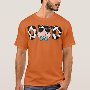 Camiseta La vida de papá de vaca es divertida, papi de vaca