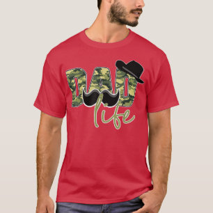 Camiseta La vida de papá y el Gorra con el camo por el día