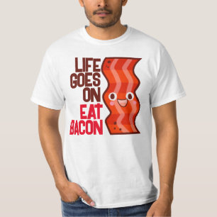 Camiseta La vida de personalizable sigue comiendo a Bacon