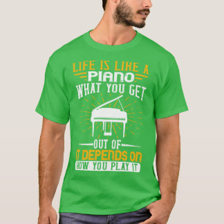 Camiseta La Vida De Piano Es Como Un Piano