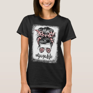 Camiseta La vida de un leopardo yaya aburrida día de la mad