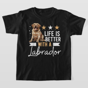 Camiseta La vida de un Mascota de raza de perro es mejor co