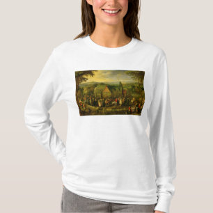 Camiseta La vida de un país con una escena Boda