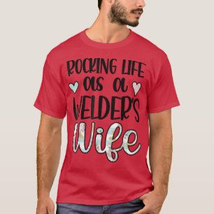 Camiseta La vida de un soldado, esposa de un soldador