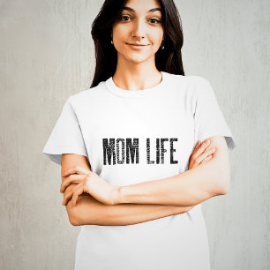 Camiseta La vida de una mamá linda, nueva mamá