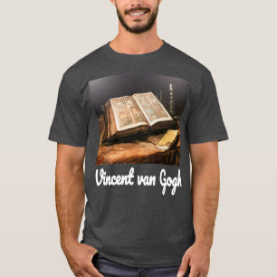 Camiseta La vida de Van Gogh con el arte retro de la biblia