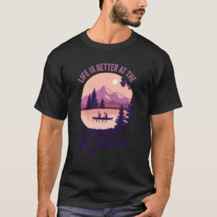 Camiseta La Vida De Verano De Las Camisas En Kayak Es Mejor