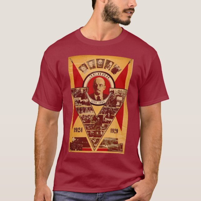 Camiseta La vida de Vladimir Lenin (Anverso)
