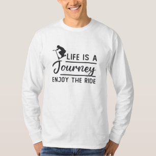 Camiseta La Vida Del Conductor De Scooter Es Graciosa En El